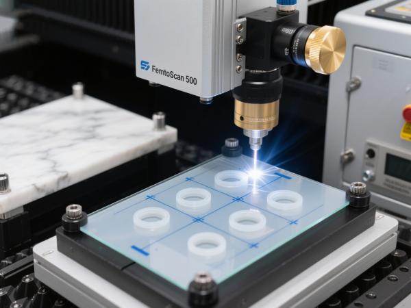 飛秒激光鉆孔設備：賦能醫療微流控芯片薄膜微孔量產加工