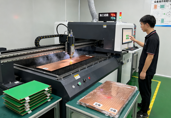 FPC銅基板激光微孔加工 (8)